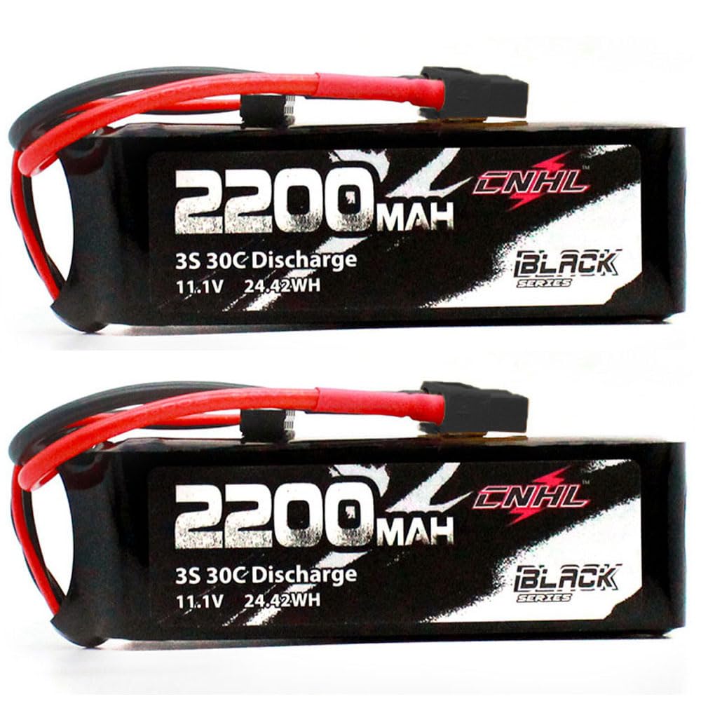 CNHL 2200mAh 3S lipo battery with XT60 plug for RC airplanes.