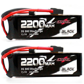 CNHL 2200mAh 3S lipo battery with XT60 plug for RC airplanes.