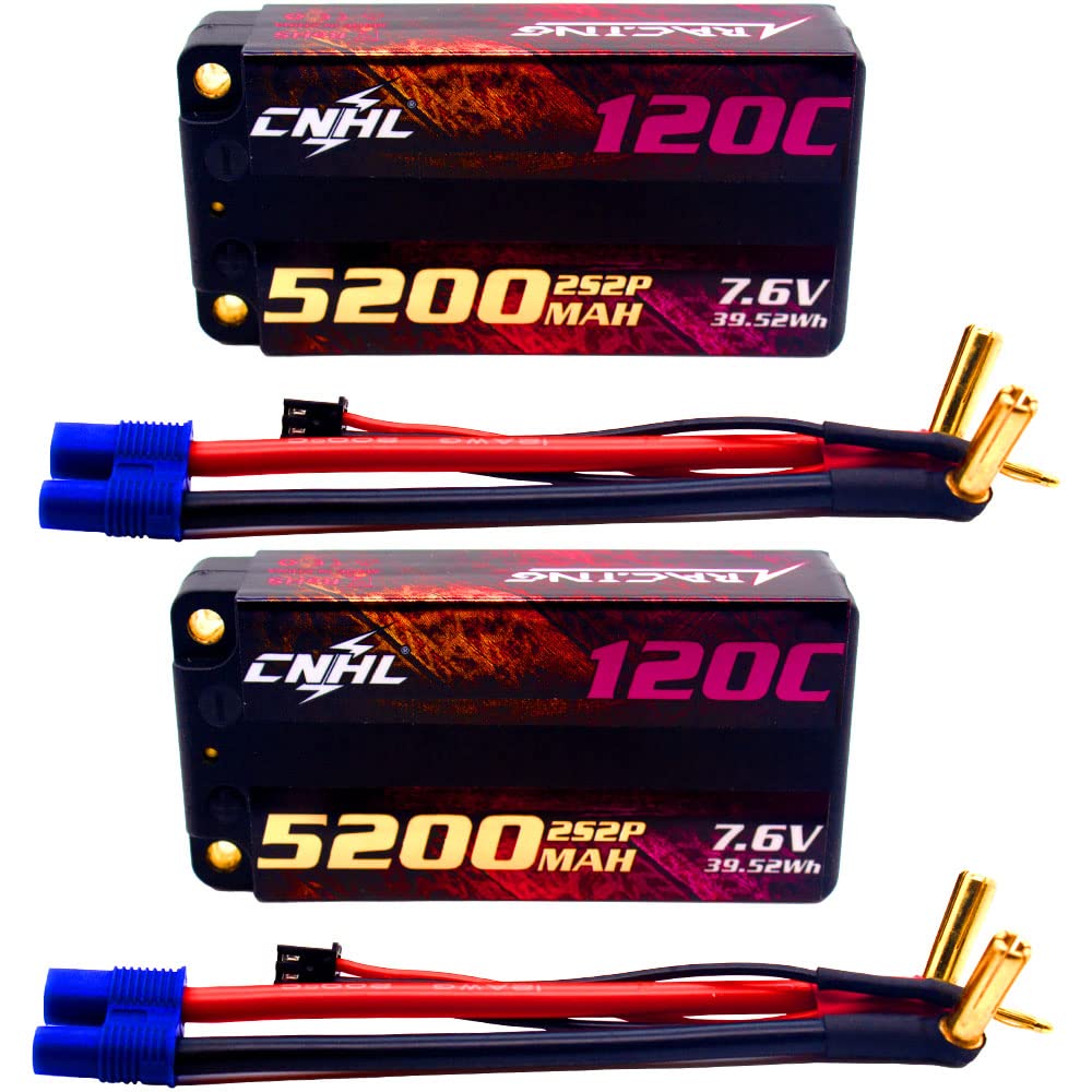CNHL 2S Shorty battery in hardcase ready for high-power RC use.