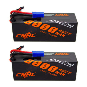CNHL 4S LiPo 8000mAh battery with EC5 connector delivering stable power for RC models.