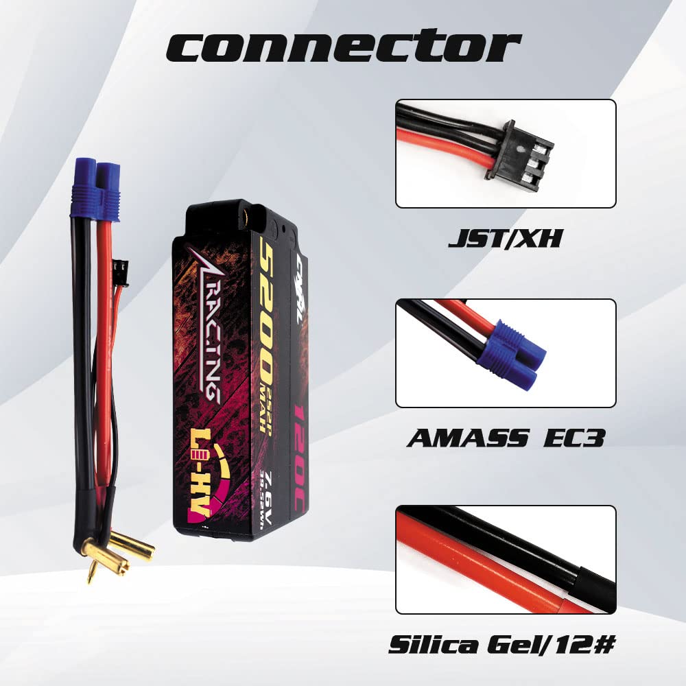 CNHL 5.0mm bullet to EC3 plug detail for reliable connections.