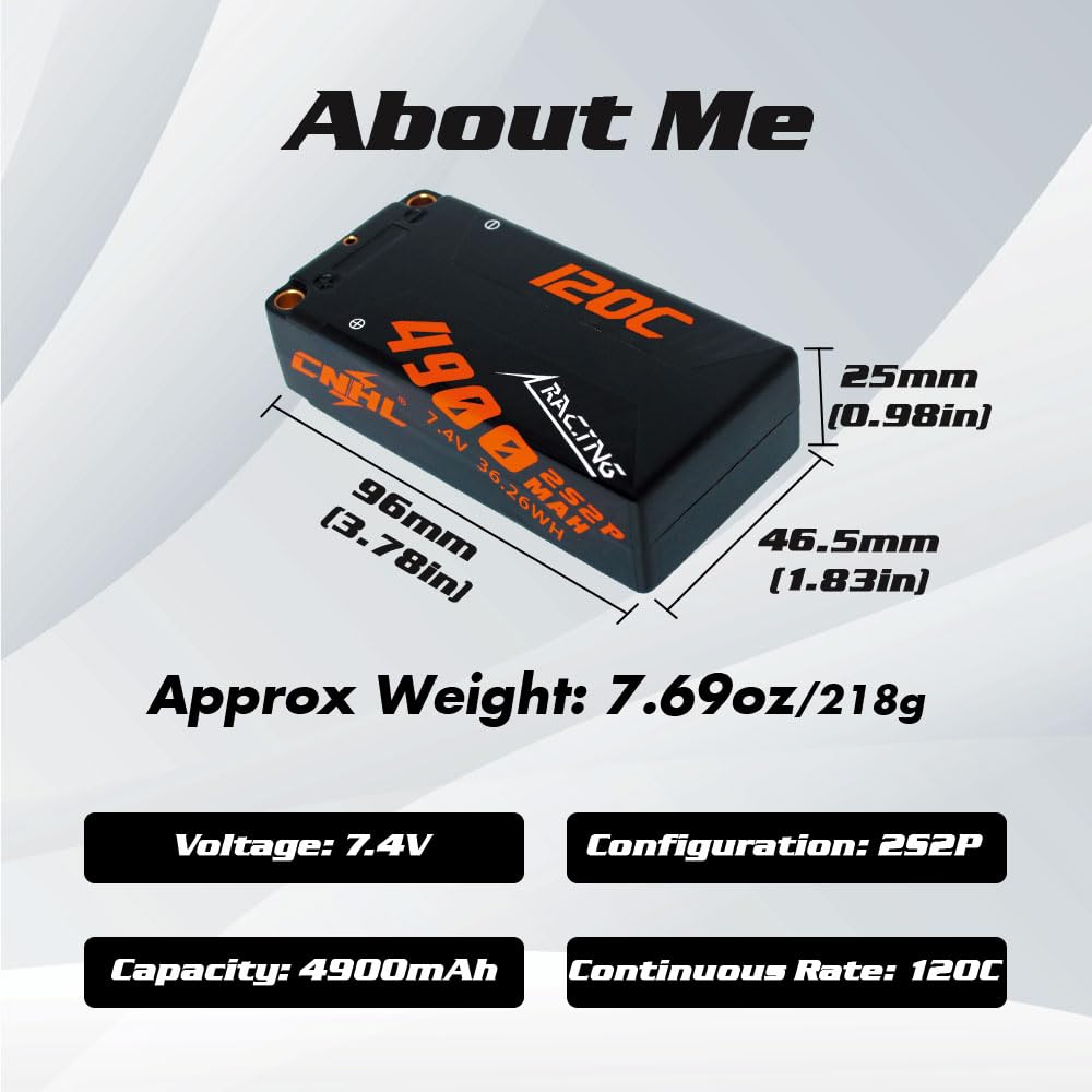 CNHL battery side view in hard case highlighting sturdy construction for durability.