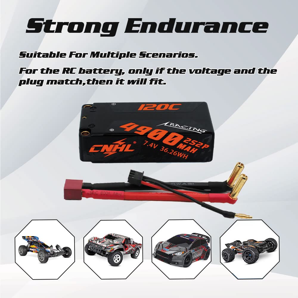 CNHL 2-pack of high-discharge Lipo cells for extended RC sessions.