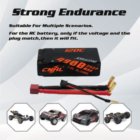 CNHL 2-pack of high-discharge Lipo cells for extended RC sessions.