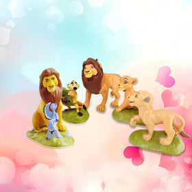 CNIUETYR 4-inch scale figures for shelves and desserts.
