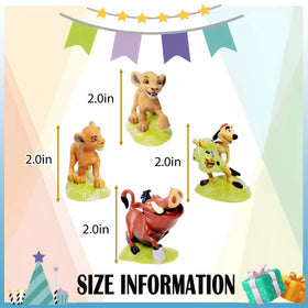 CNIUETYR Animal figurine set on tabletop display inspired by animation.