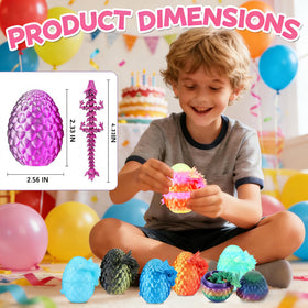 CNSTAR dragon inside articulated figure highlighting flexible joints for imaginative play