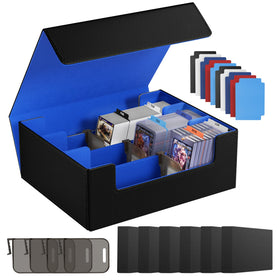 Co-opting card storage box with 2400 sleeveless cards for organized collection