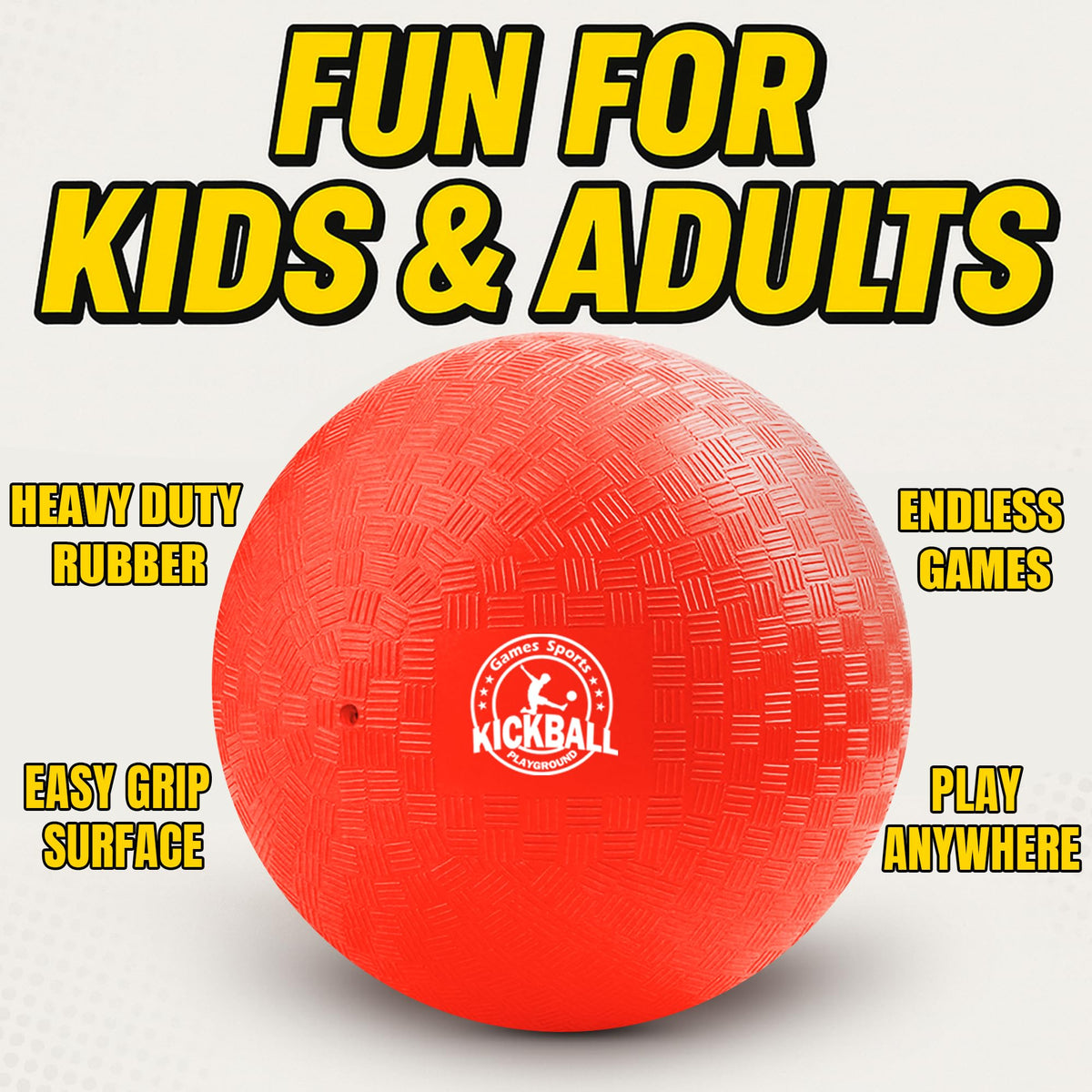 COAMZPARTY 10-inch green kickball for safe, durable outdoor fun and gym activities