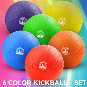 COAMZPARTY 10-inch orange kickball for energetic play and classroom recess