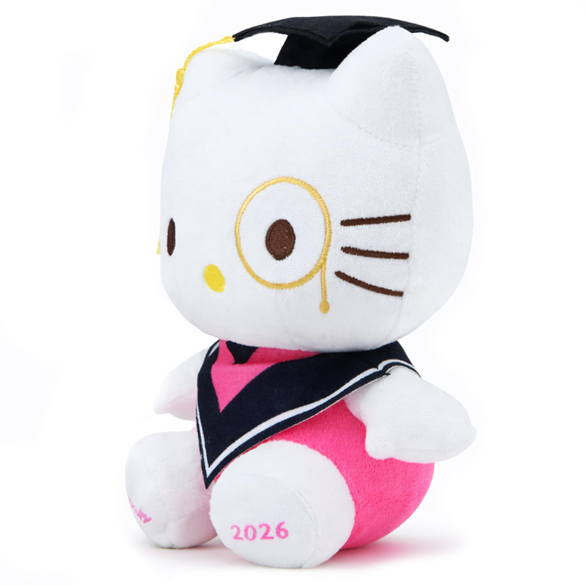 COAQAC graduation cat plush with cap highlights a festive keepsake for ceremonies
