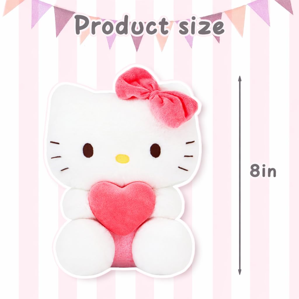 COAQAC heart-themed plush toy as cute decor for nurseries and playrooms.