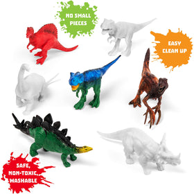 COASTLINE CRAFT dino art activity promoting creativity and focus.