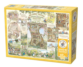 Cobble Hill Brambly Hedge Spring Story linen finish reduces glare for solving.