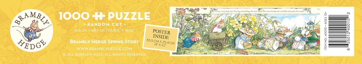 Cobble Hill Brambly Hedge Spring Story sample poster included for easy start.