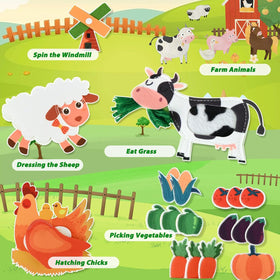 Cobelae Busy Book colors and numbers page supports early cognitive tasks.