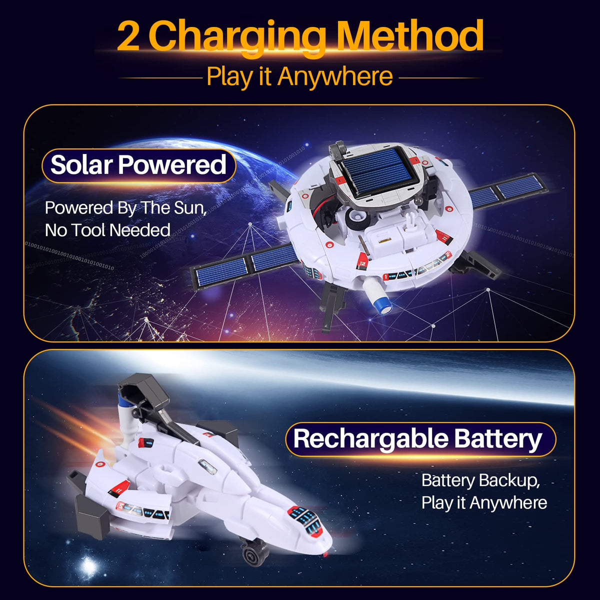 COBFDHA kit components laid out, durable ABS parts ensure lasting play.