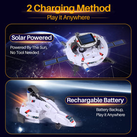 COBFDHA kit components laid out, durable ABS parts ensure lasting play.