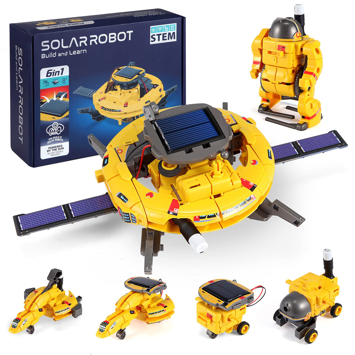 COBFDHA solar robot assembly set for hands-on engineering and play