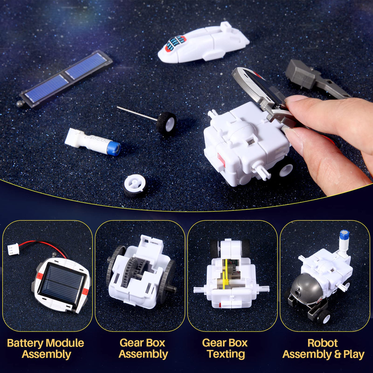 COBFDHA space robot project, outdoor-friendly STEM activity for curious learners.