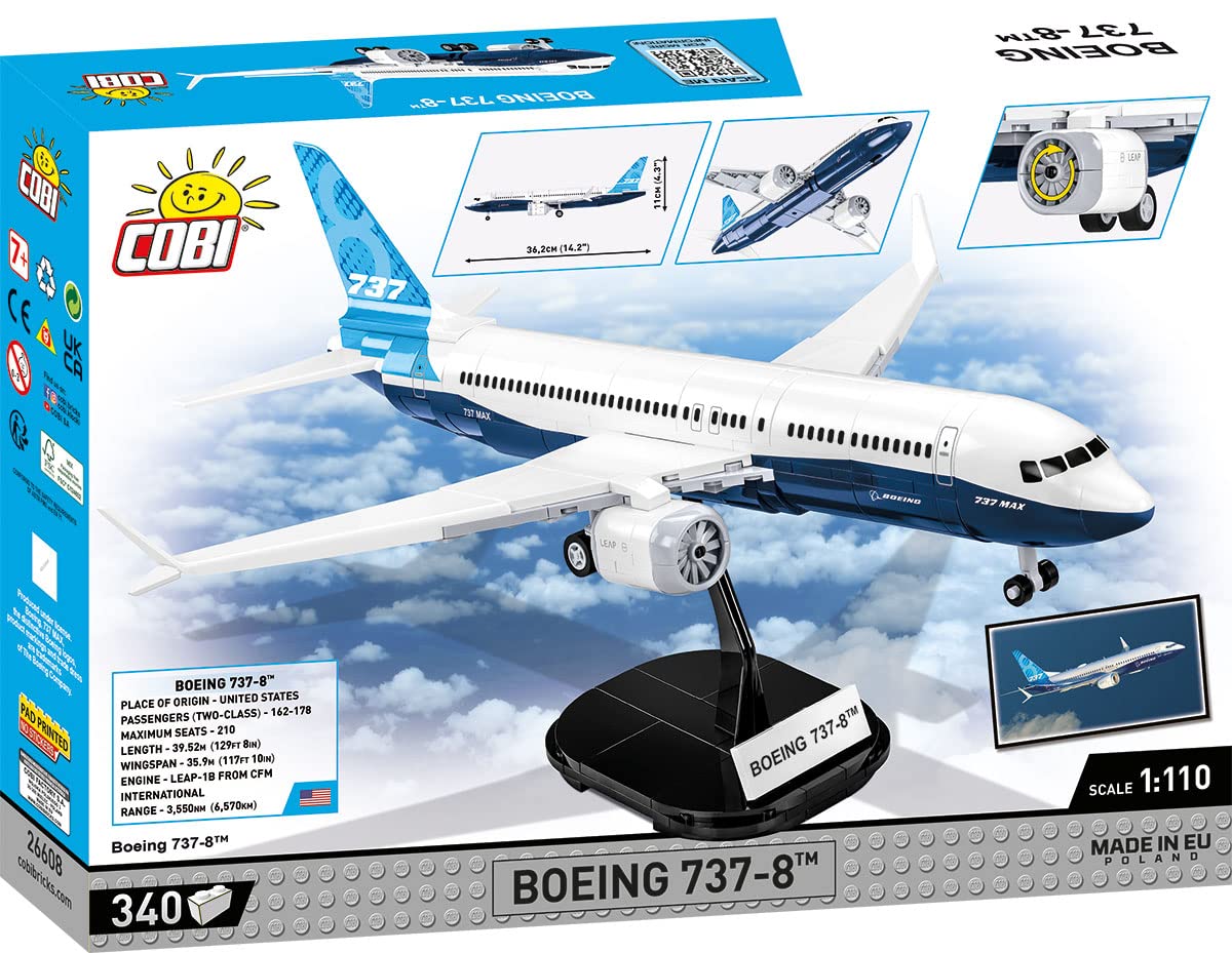 COBI Boeing 737-8 plane compatibility with other blocks.