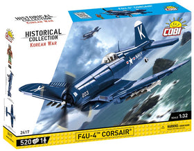COBI Korean War F4U-4 Corsair model side view highlighting craftsmanship