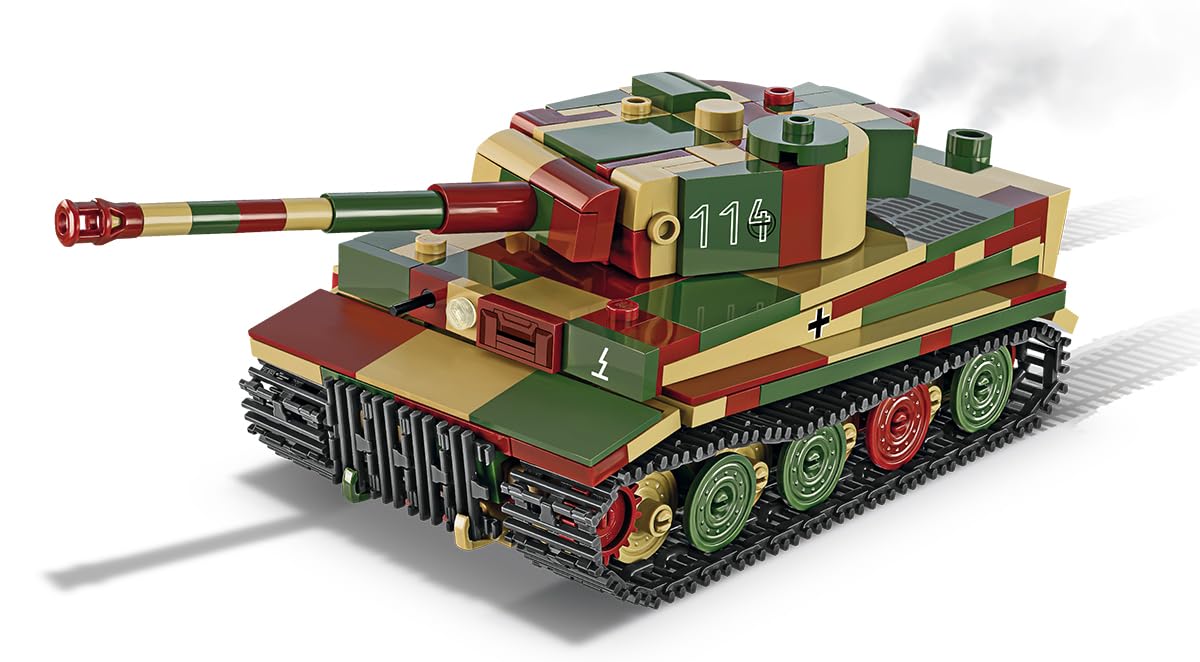 COBI Tiger Ausf. E 1:48 model offers display-ready detail.