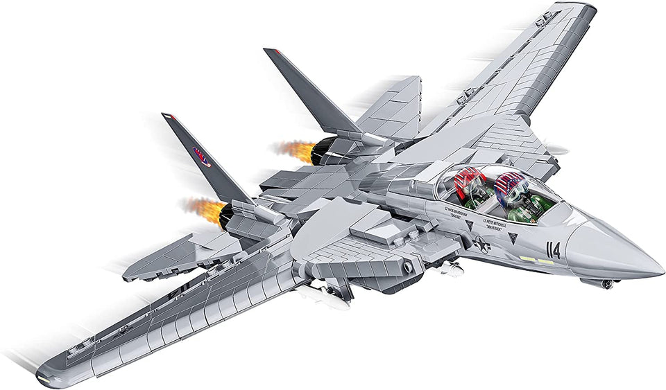 COBI Top Gun F-14A Tomcat fuselage detail for authentic diorama display