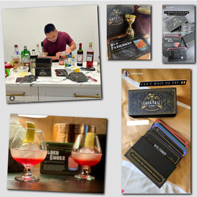 Cocktail Cards QR code linking to official video instruction