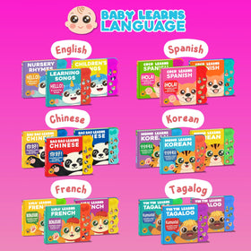 Coco Learns Spanish gift-ready packaging appeals to parents seeking educational toys.