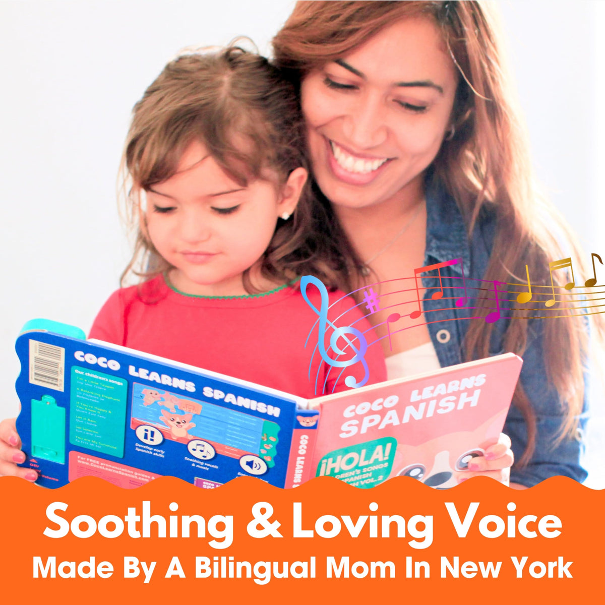 Coco Learns Spanish Vol. 2 bilingual learning aids early language exposure.