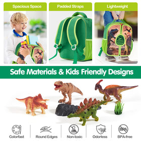 COCOandFriends backpack storage space keeps pieces organized