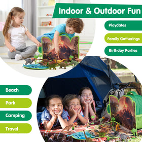 COCOandFriends dinosaur collection of 12 figures for imaginative play