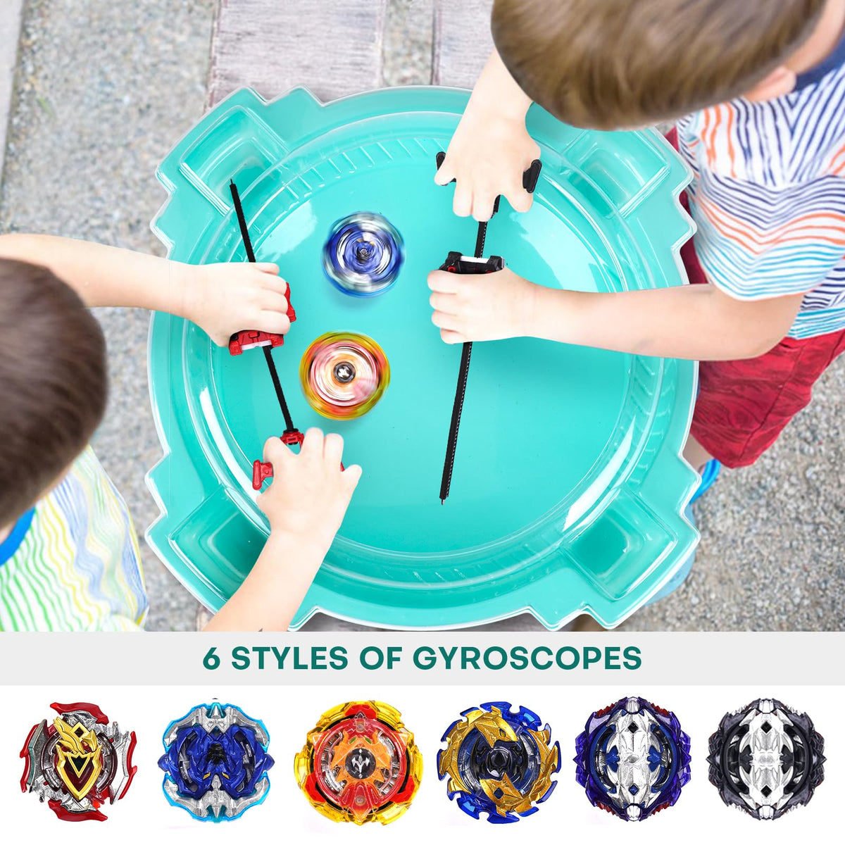 COCOFOX Durable balanced tops deliver stable spins and longer battles.