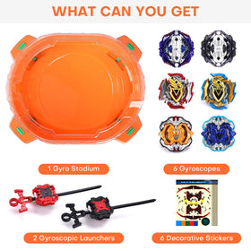 COCOFOX kids battle toy set in orange edition for 6+ play