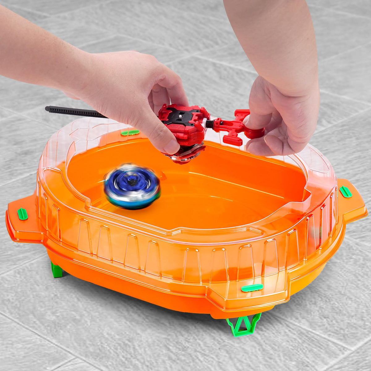 COCOFOX right-spin launcher ready for fast burst launches