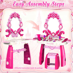 Cocojeci dress-up toy assortment helps tidy-up routines after pretend play.