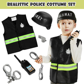 Cocojeci engineer set with hard hat and tools for construction play