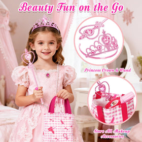 Cocojeci vanity mirror with light and sound to enhance magical dress-up moments.