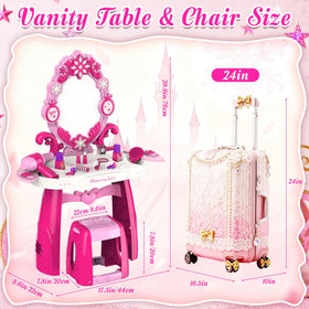 Cocojeci pink storage bag keeps all dress-up treasures organized and portable.