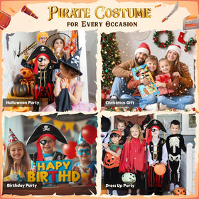 Cocojeci pirate pants with boot covers for a complete silhouette