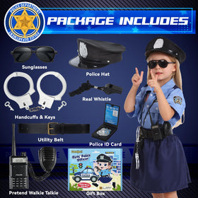 Cocojeci police costume belt adjustable for secure, comfortable fit.