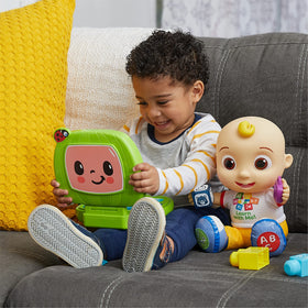 CoComelon Sing and Learn Laptop’s bright colors and chunky buttons suit tiny hands