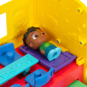 CoComelon Transforming School Time Bus removable JJ and Cody figures included
