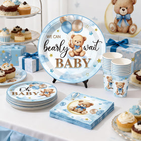 Cocomigo bear tablecloth protects surfaces with charming bear design