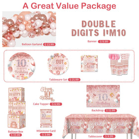 Cocomigo birthday sash in rose gold for a celebratory feel and photo opportunities