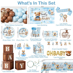 Cocomigo blue bear plates 7-inch provide sturdy dining for guests