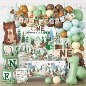 Cocomigo camper photo banner for memorable birthday photos