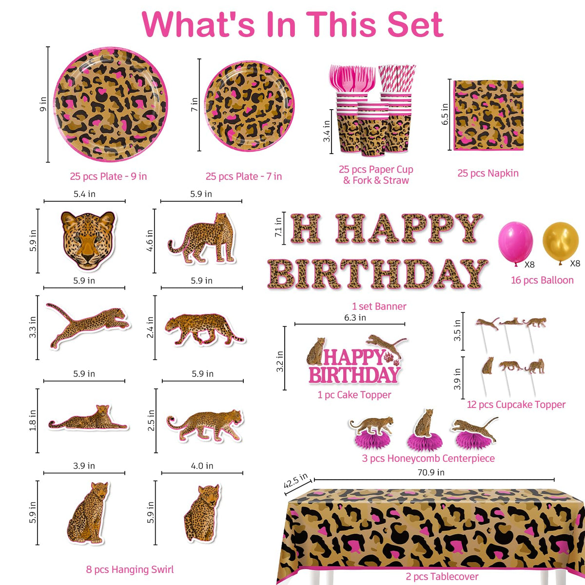 Cocomigo cheetah plates 9inch with 300 gsm durability for sturdy servings