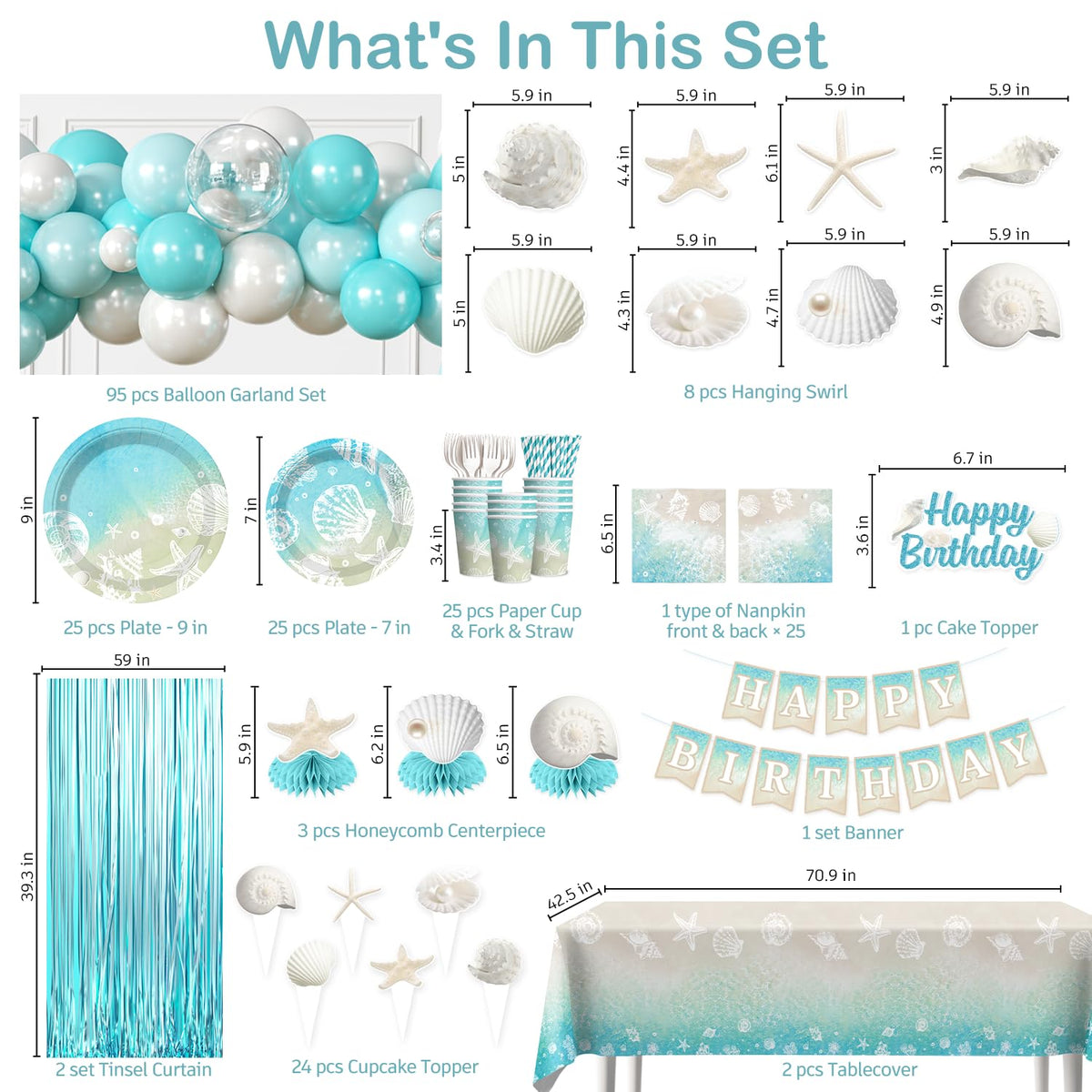 Cocomigo cupcake toppers decorate treats for a beach party vibe.